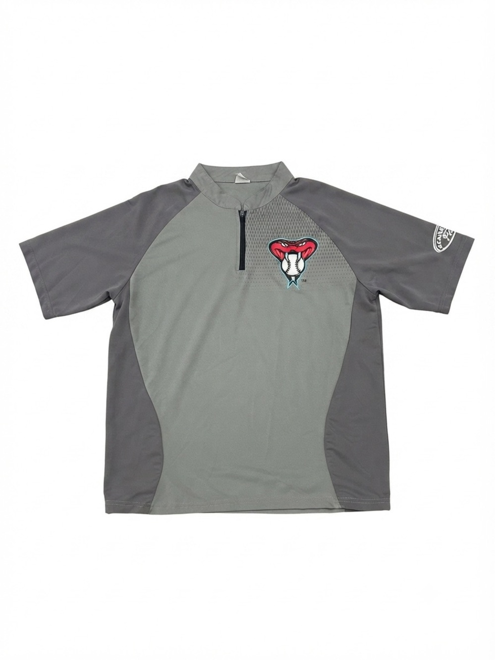 MLB Arizona Diamondbacks Baseball Quarter-Zip Training Shirt Sanderson Ford Logo